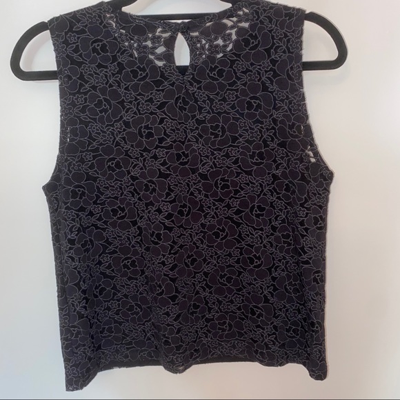 🌴 TOPSHOP Black Floral Tank 🌴 - Picture 2 of 4